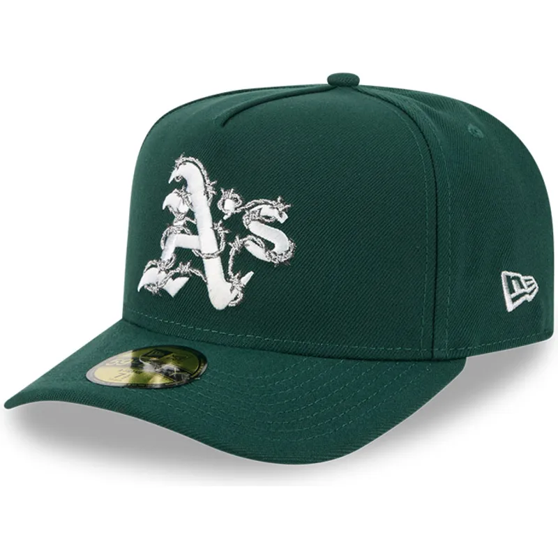 siltovka-zaoblena-zelena-upravena-59fifty-a-frame-wired-oakland-athletics-mlb-new-era