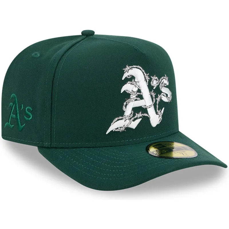 siltovka-zaoblena-zelena-upravena-59fifty-a-frame-wired-oakland-athletics-mlb-new-era