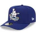 los-angeles-dodgers-mlb-new-era-59fifty-a-frame-cartoon-blaue-angepasste-kappe