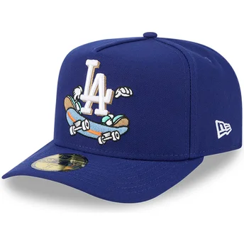 Los Angeles Dodgers MLB New Era 59FIFTY A Frame Cartoon Blaue Angepasste Kappe