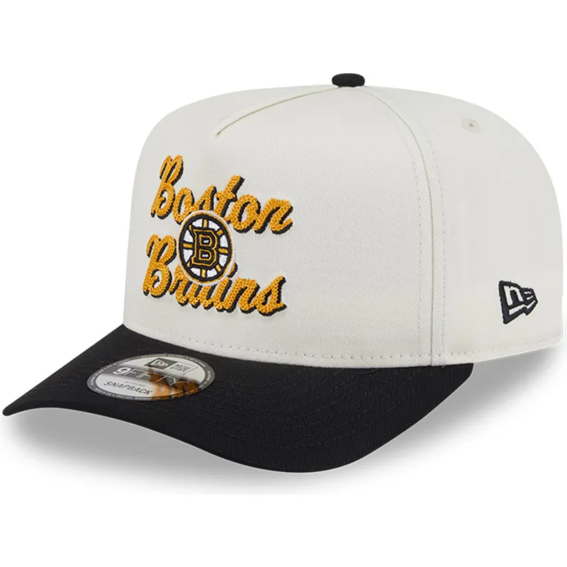 siltovky-zaoblena-bezova-snapback-9fifty-a-frame-chainstitch-boston-bruins-nhl-new-era