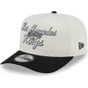siltovka-zaoblena-bezova-snapback-9fifty-a-frame-chainstitch-los-angeles-kings-nhl-new-era