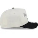 siltovka-zaoblena-bezova-snapback-9fifty-a-frame-chainstitch-los-angeles-kings-nhl-new-era