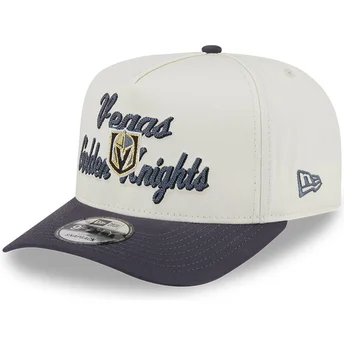 Šiltovka zaoblená béžová snapback 9FIFTY A Frame Chainstitch Vegas Golden Knights NHL New Era