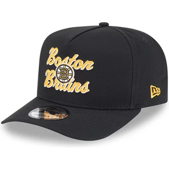 Šiltovka zaoblená čierna snapback 9FIFTY A Frame Chainstitch Boston Bruins NHL New Era