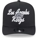 gorra-curva-negra-snapback-9fifty-a-frame-chainstitch-de-los-angeles-kings-nhl-de-new-era