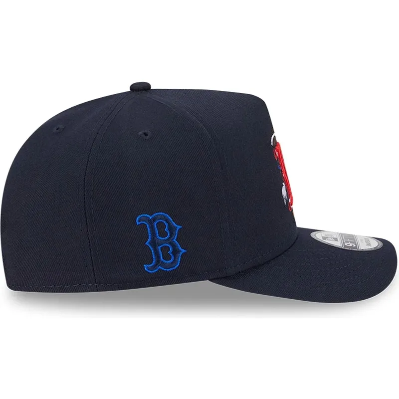 marineblaue-gebogene-snapback-kappe-9fifty-a-frame-cartoon-der-boston-red-sox-mlb-von-new-era