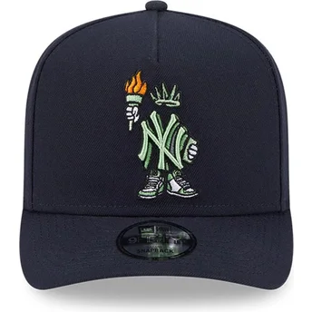 Gorra curva azul marino snapback 9FIFTY A Frame Cartoon...