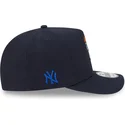 dunkelblaue-gebogene-snapback-kappe-9fifty-a-frame-cartoon-der-new-york-yankees-mlb-von-new-era
