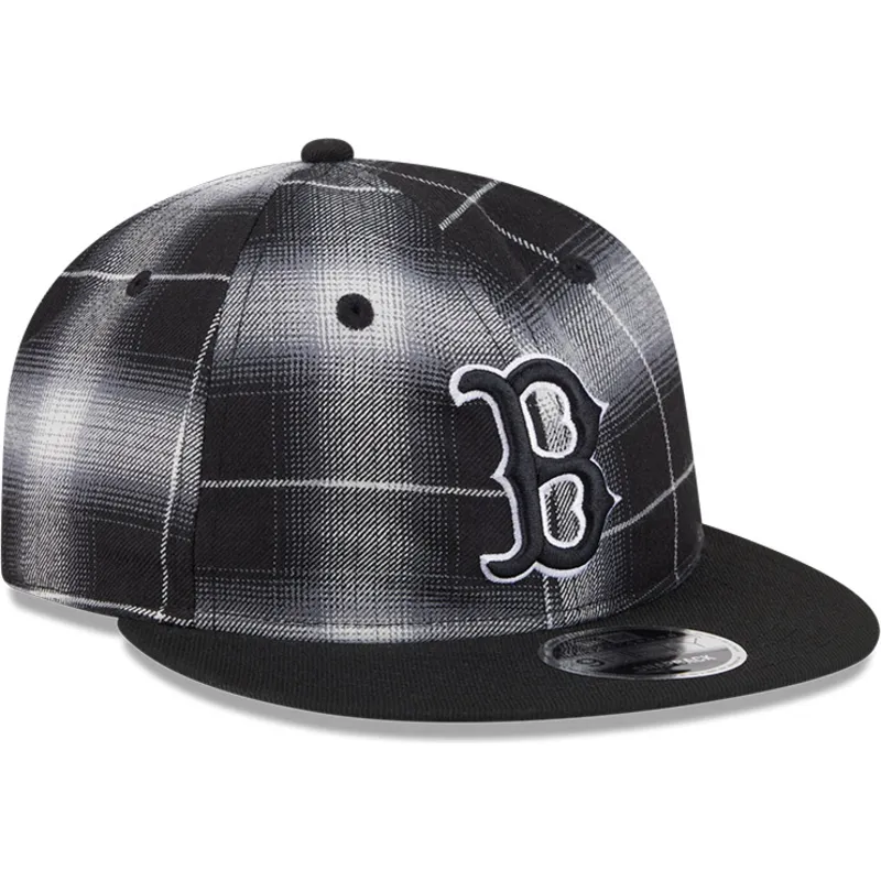 cap-rovna-black-snapback-9fifty-retro-crown-plaid-boston-red-sox-mlb-new-era cap-rovna-black-snapback-9fifty-retro-crown-plaid-boston-red-sox-mlb-new-era