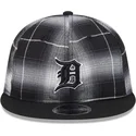 gorra-plana-negra-snapback-9fifty-retro-crown-plaid-de-detroit-tigers-mlb-de-new-era