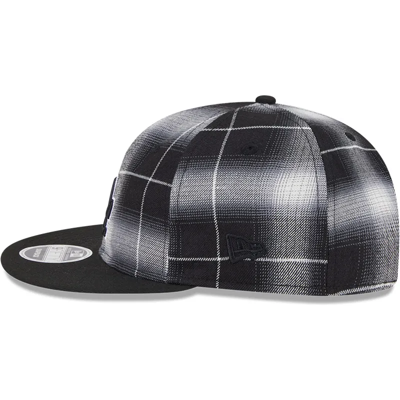 siltovky-rovna-cierna-snapback-9fifty-retro-crown-plaid-los-angeles-dodgers-mlb-new-era