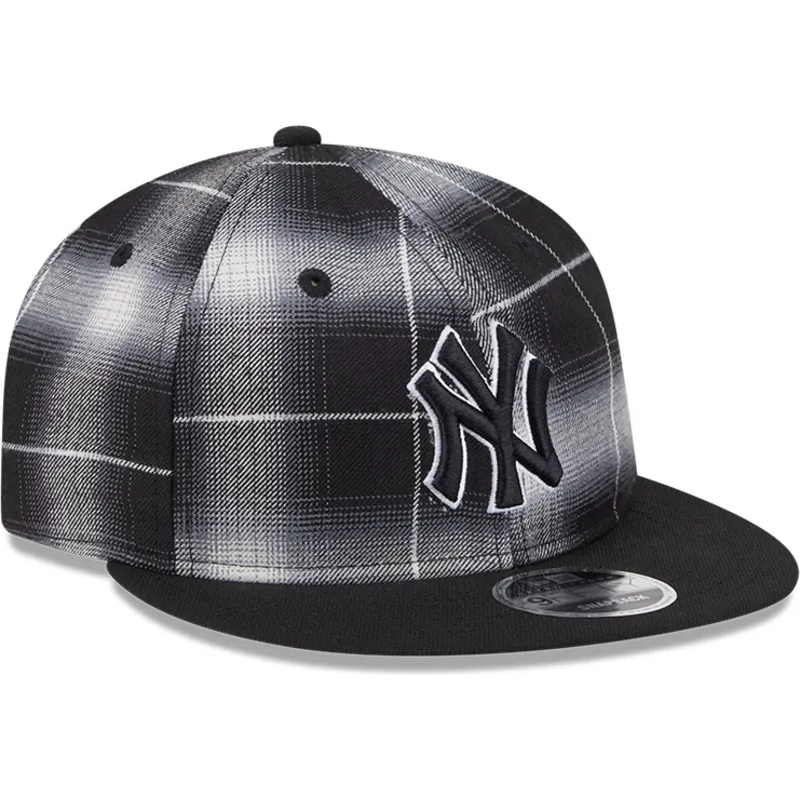 cap-rovna-black-snapback-9fifty-retro-crown-plaid-new-york-yankees-mlb-new-era cap-rovna-black-snapback-9fifty-retro-crown-plaid-new-york-yankees-mlb-new-era