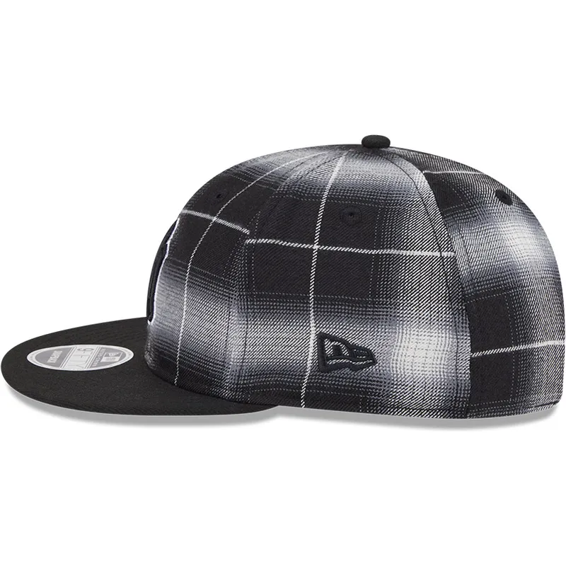 cap-rovna-black-snapback-9fifty-retro-crown-plaid-new-york-yankees-mlb-new-era cap-rovna-black-snapback-9fifty-retro-crown-plaid-new-york-yankees-mlb-new-era
