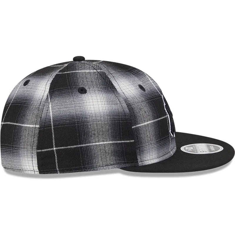 siltovky-rovna-cierna-snapback-9fifty-retro-crown-plaid-new-york-yankees-mlb-new-era