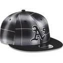 cap-rovna-black-snapback-9fifty-retro-crown-plaid-oakland-athletics-mlb-new-era