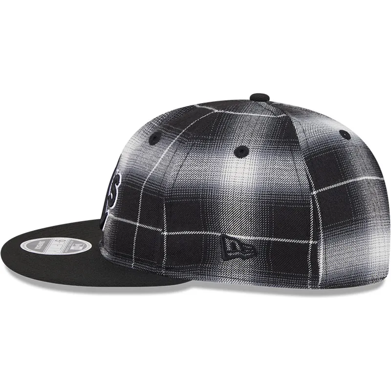 cap-rovna-black-snapback-9fifty-retro-crown-plaid-oakland-athletics-mlb-new-era cap-rovna-black-snapback-9fifty-retro-crown-plaid-oakland-athletics-mlb-new-era