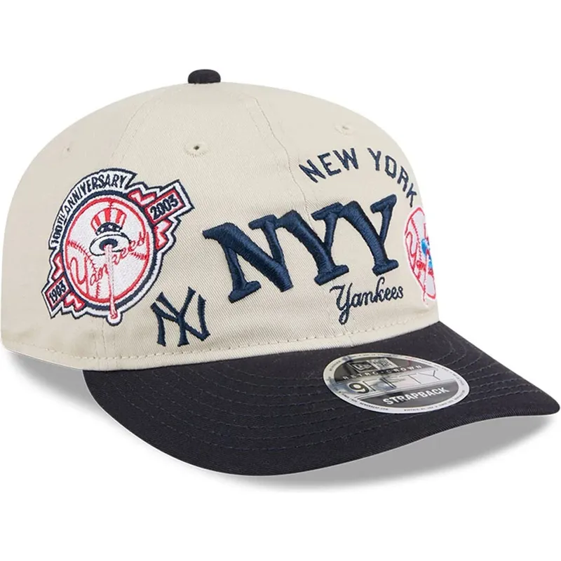 siltovka-zaoblena-bezova-snapback-9fifty-retro-crown-scatter-new-york-yankees-mlb-new-era