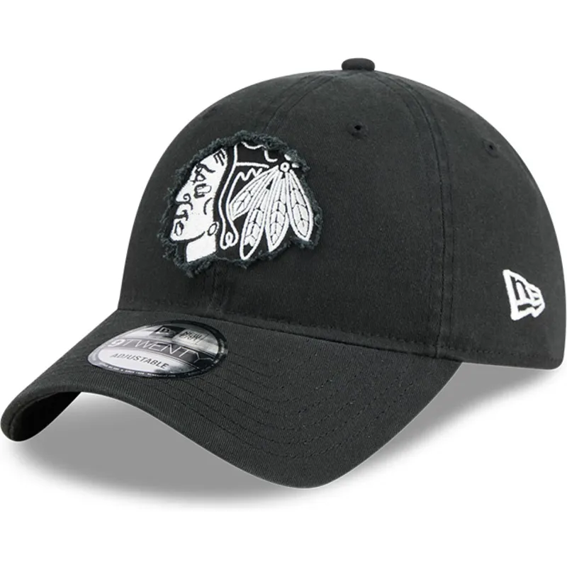 cap-zaoblena-black-adjustable-strap-9twenty-stamp-chicago-blackhawks-nhl-new-era