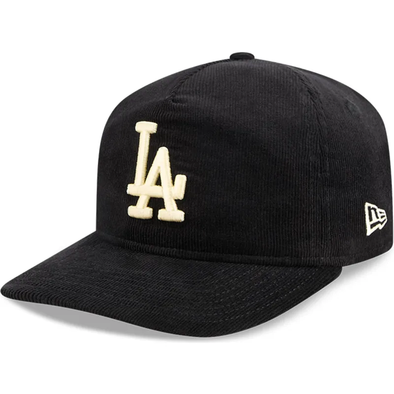 schwarze-gebogene-snapback-kappe-19twenty-nostalgic-golfer-der-los-angeles-dodgers-mlb-von-new-era
