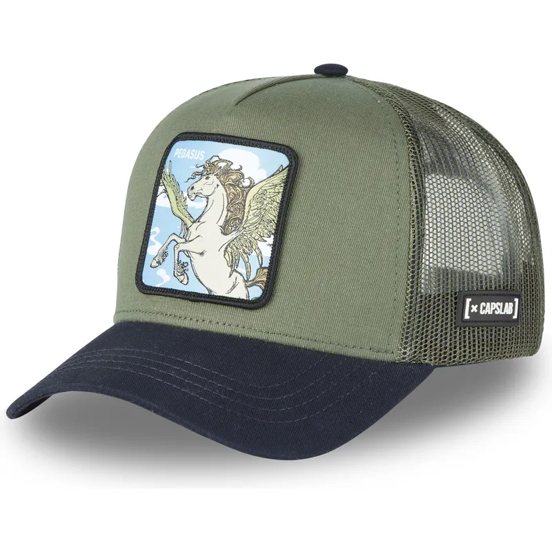 siltovka-zaoblena-zelena-snapback-cas2-pe2-pegas-mytologicke-bytosti-capslab