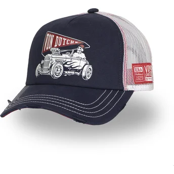 Šiltovka zaoblená tmavomodrá snapback CREW26 Von Dutch