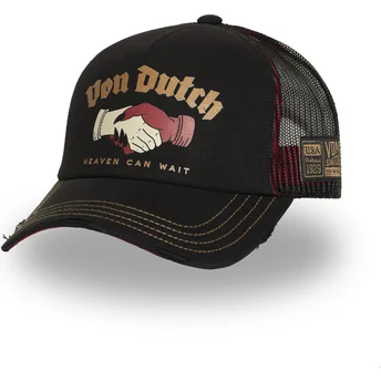 Cap zaoblená black snapback Von Dutch