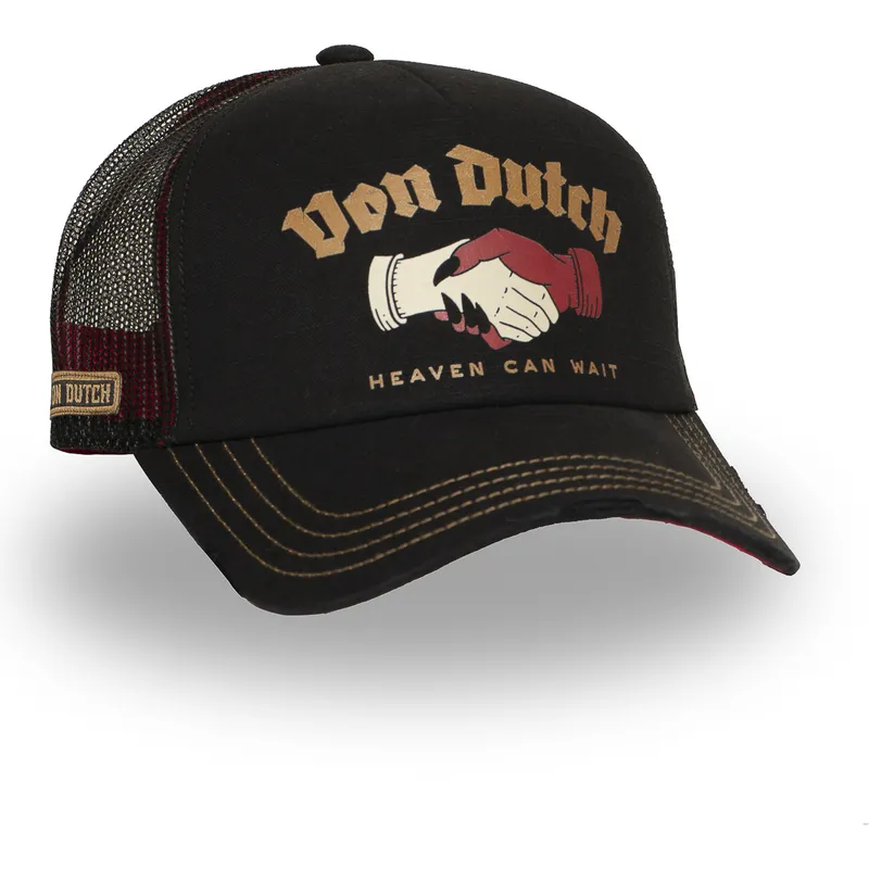 siltovky-zaoblena-kamionista-cierna-snapback-crew29-von-dutch
