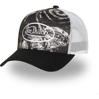 Cap zaoblená black snapback Von Dutch