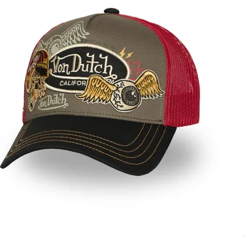 Cap zaoblená multicolor snapback Von Dutch