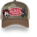 von-dutch-braune-trucker-kappe-patches12