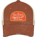 gorra-trucker-marron-y-beige-mac11-de-von-dutch