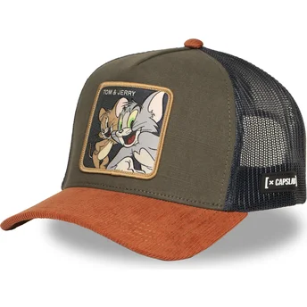 Multifarbene Trucker-Kappe Tom und Jerry TAJ7 TAJ Looney Tunes von Capslab