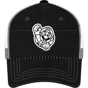 Gorra trucker negra Mario SMB2 NIG Super Mario Bros. de Capslab