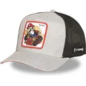 grau-schwarze-trucker-kappe-mario-kart-smk3-vro-super-mario-bros-von-capslab