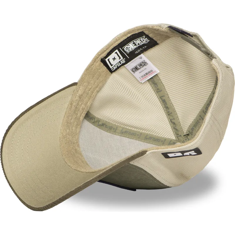 trucker-cap-grun-und-beige-roronoa-zoro-op6-zor-one-piece-von-capslab