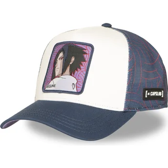 Cap zaoblená white snapback Sasuke Uchiha Naruto Capslab