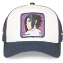 cap-zaoblena-white-snapback-sasuke-uchiha-naruto-capslab