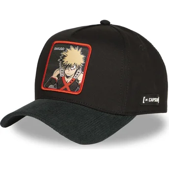 Καπέλο με κυρτό γείσο μαύρο και πράσινο snapback Katsuki Bakugo MHA2 BAK My Hero Academia από Capslab
