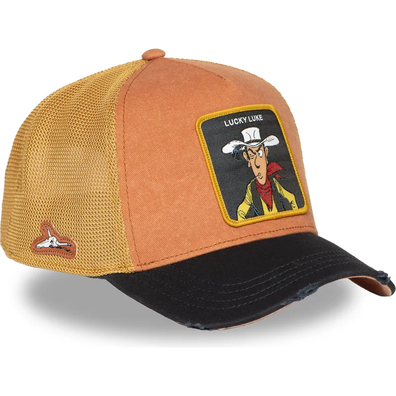 siltovka-zaoblena-oranzova-snapback-lck2-lob-lucky-luke-capslab