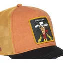 capslab-lucky-luke-lck2-lob-orange-and-black-trucker-hat