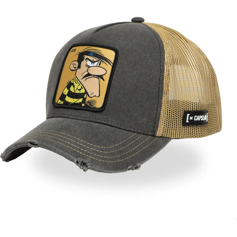 siltovka-zaoblena-siva-snapback-lck-joe-dalton-lucky-luke-capslab