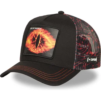 Cap zaoblená black snapback Sauron LOTR EYE El Señor Sauron The Lord of the Rings Capslab