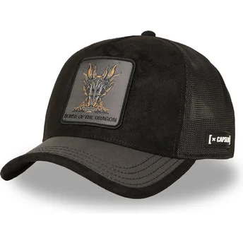 Šiltovky zaoblená kamionista čierna snapback House Of The Dragon HOD DRA Juego Hra o tróny Capslab