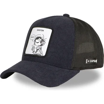 Gorra trucker azul marino y negra Gaston Lagaffe GLG2 GBD de Capslab