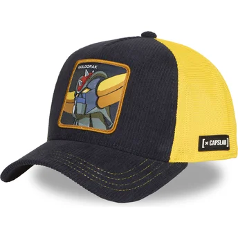 Gorra trucker azul marino y amarilla Robot Grendizer Goldorak GOL6 GOL Robot Grendizer de Capslab
