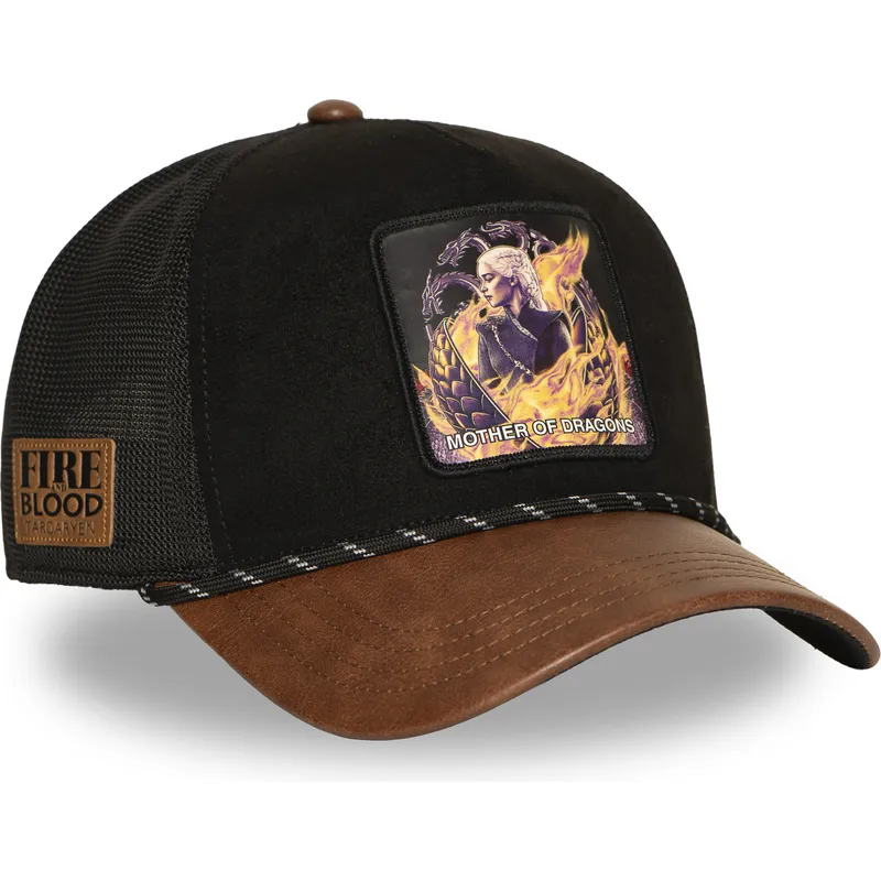 cap-zaoblena-black-snapback-daenerys-targaryen-got-mot-juego-daenerys-targaryen-game-of-thrones-capslab
