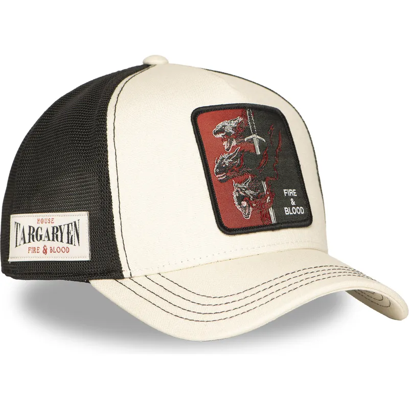 cap-zaoblena-beige-snapback-casa-targaryen-fire-and-blood-got-tar-juego-house-targaryen-game-of-thrones-capslab