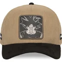cap-zaoblena-brown-snapback-son-goku-dragon-ball-capslab