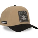cap-zaoblena-brown-snapback-son-goku-dragon-ball-capslab